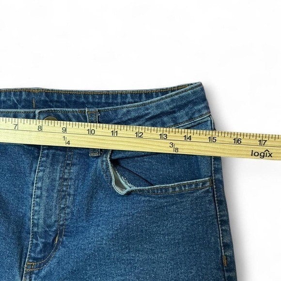 Carhartt Womens Bootcut Jeans Blue Denim Mid Rise BD8374-B Gorpcore Size 16 - Picture 4 of 7